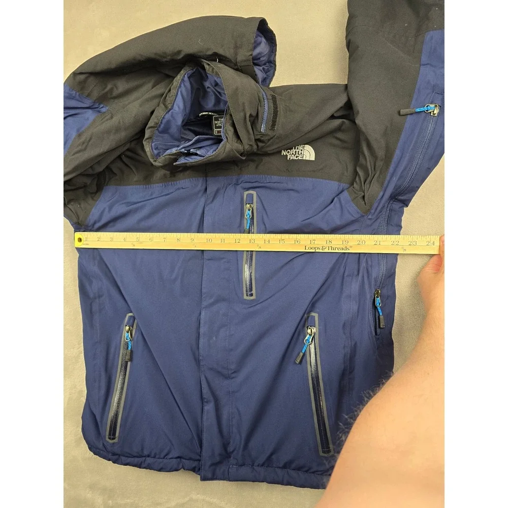 The North Face Summit Series‎ Jacket Mens M Blue Black HyVent Alpha Coat *Read